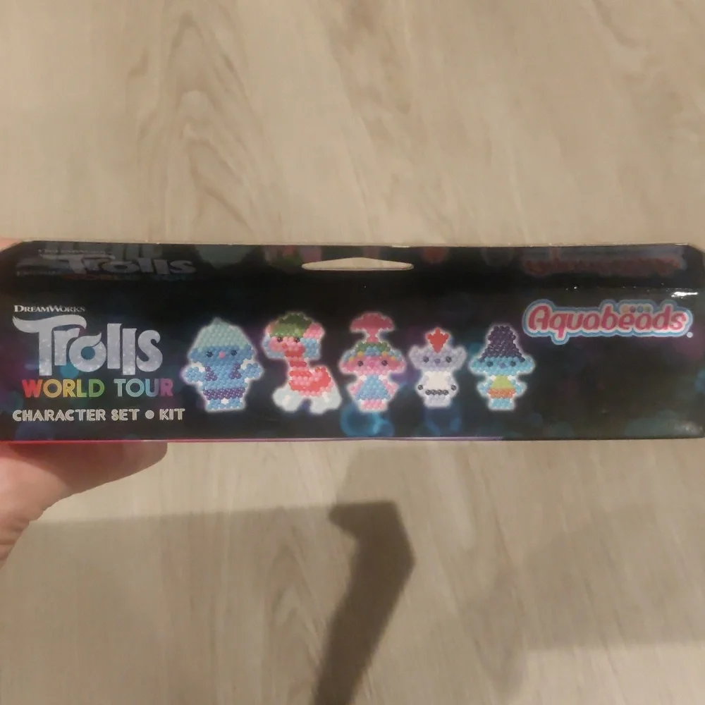 New!Aquabeads Trolls World Tour DevelopmenCharacter Set Kit Y2K Retro Insp Core